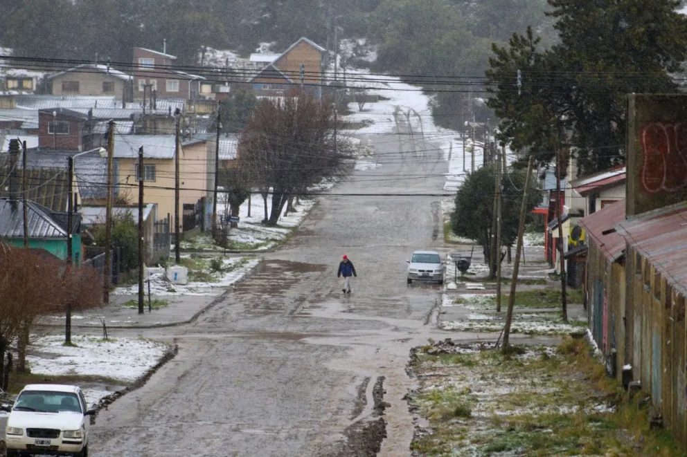 Nuevamente la nieve está presente en el pronóstico semanal. Imagen de archivo de Facundo Pardo.