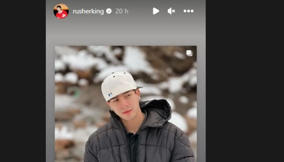 Rusherking se encuentra en Bariloche y recorrió el cerro Catedral