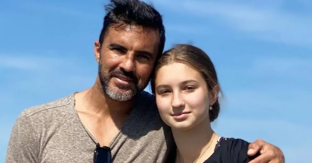La salida de Indiana Cubero con su papá en medio del escándalo con Nicole Neumann