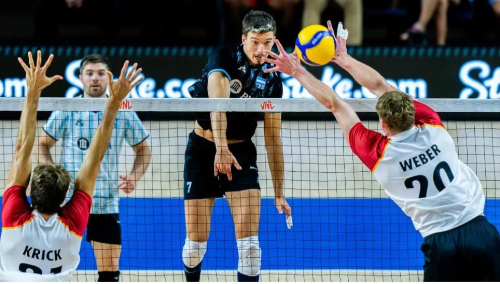 Con la victoria ante Alemania se metió por primera vez en las finales de la Vóley Nations League