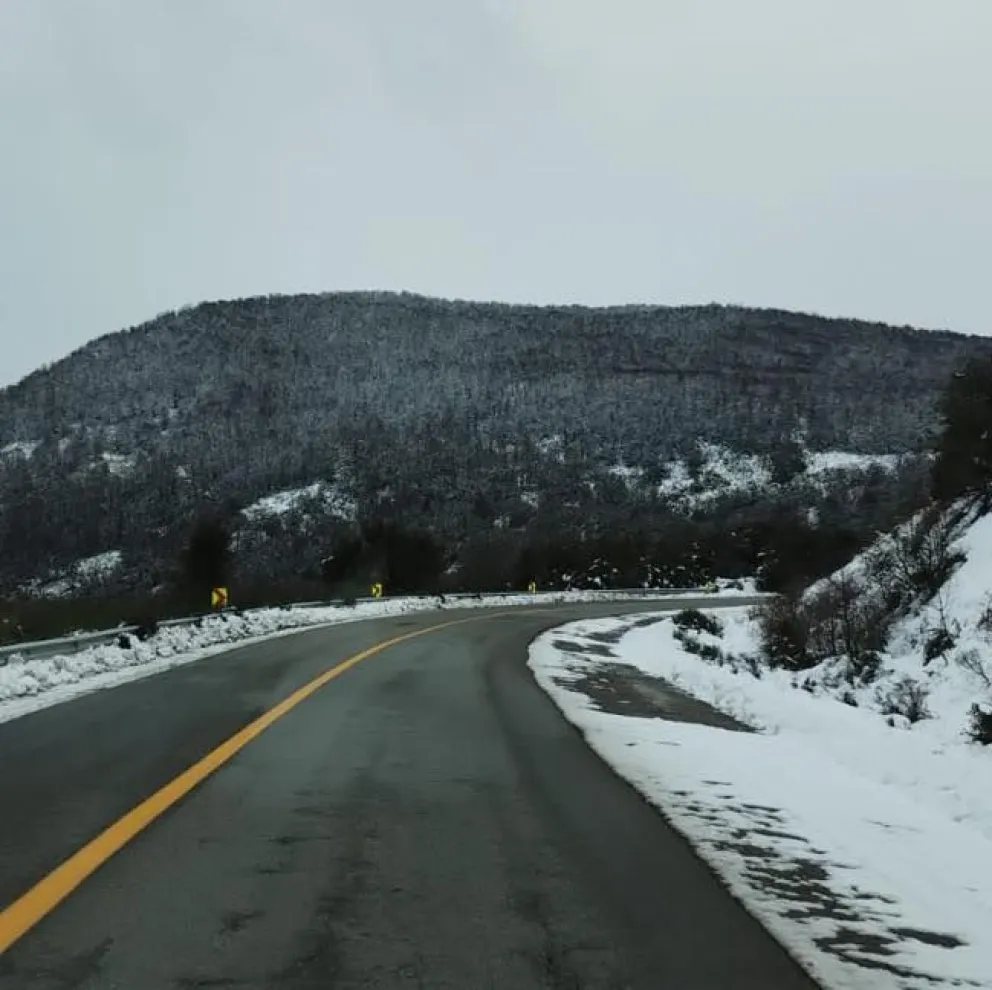 Condiciones normales para transitar por la Ruta 40 Sur