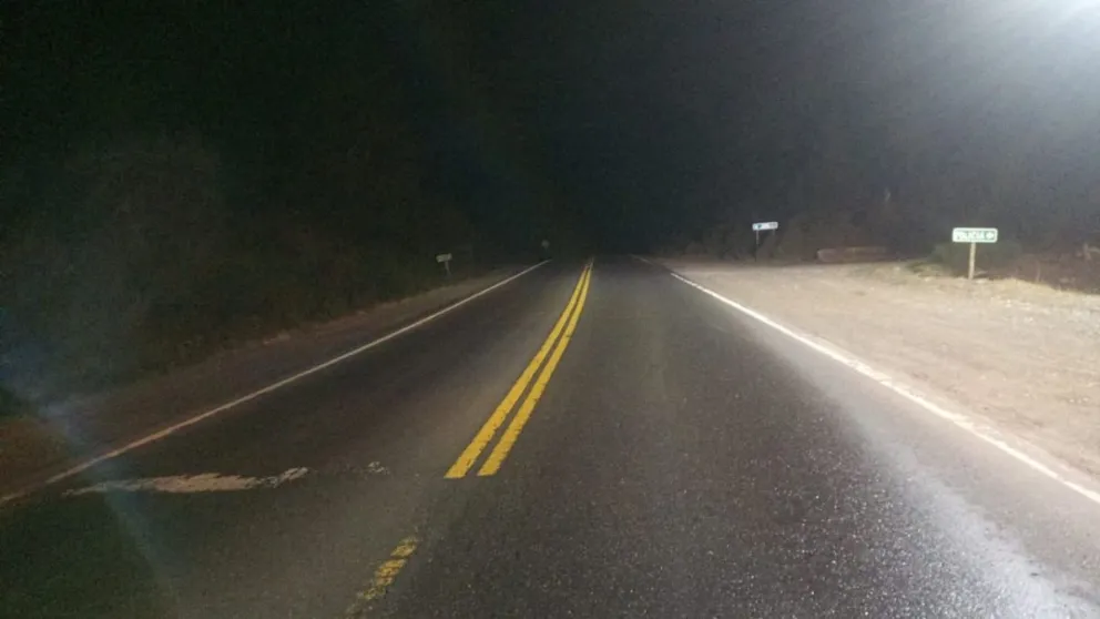 Precaución por nevadas en Ruta 23 y por hielo en la 40