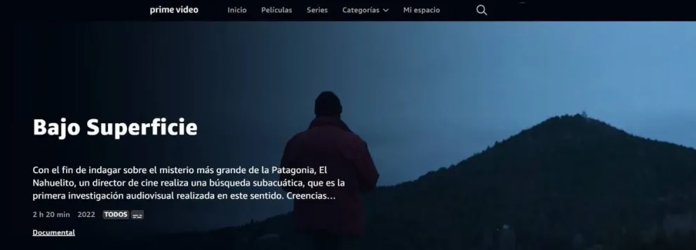El film "Bajo superficie" llega con todo el misterio regional a la plataforma Amazon Prime 