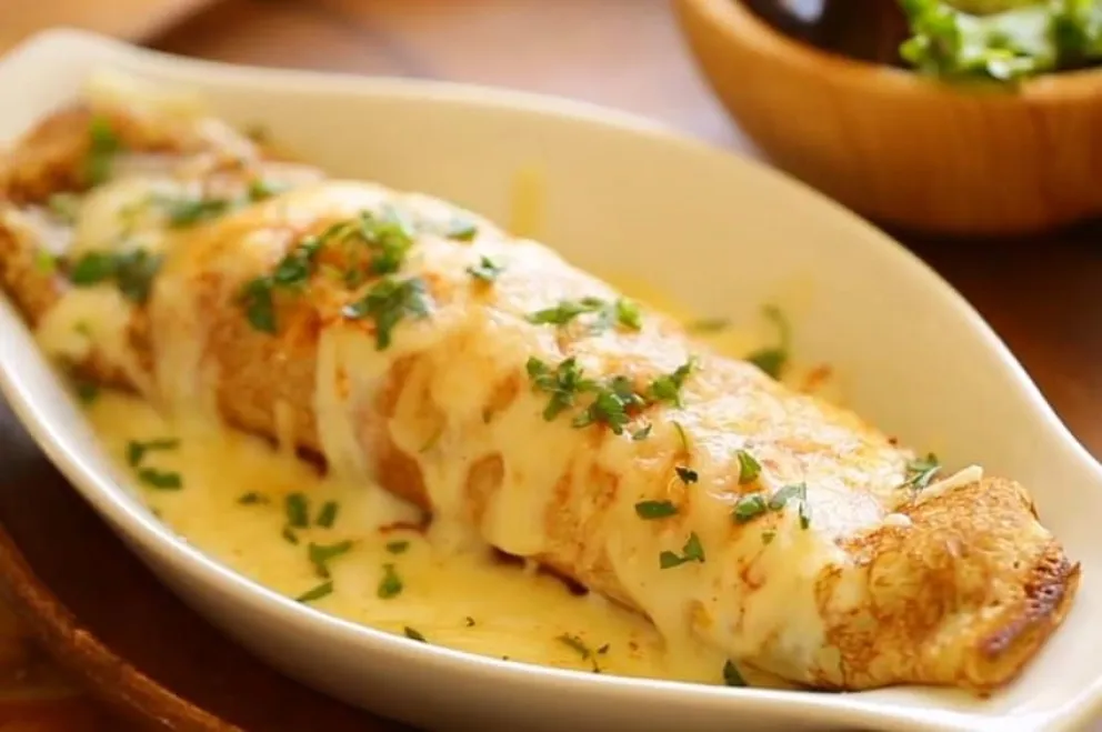 Fácil y muy rico: crepes de pollo