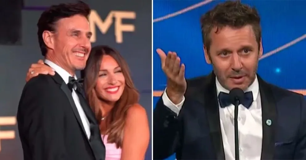 Benjamín Vicuña contó todo lo que habló con el marido de Pampita tras el Martín Fierro