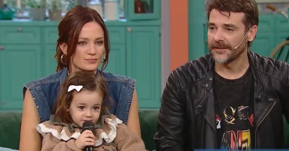 La tierna aparición de Filipa en la TV, la hija menor de Paula Chaves y Pedro Alfonso