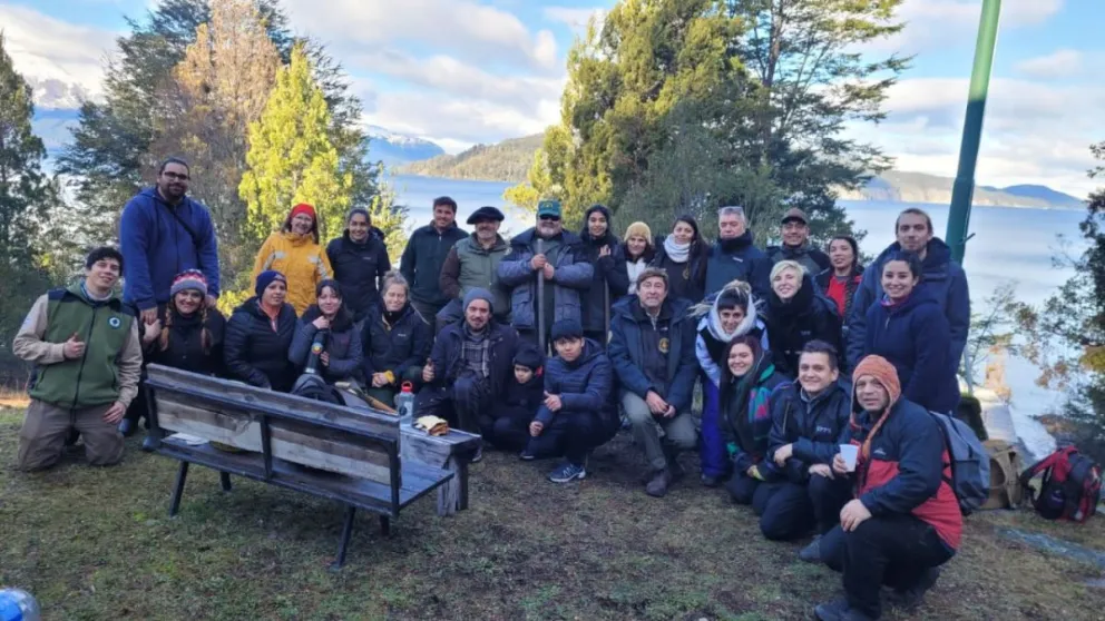 Plantaron más de 800 nuevos ejemplares en el Bosque de Arrayanes