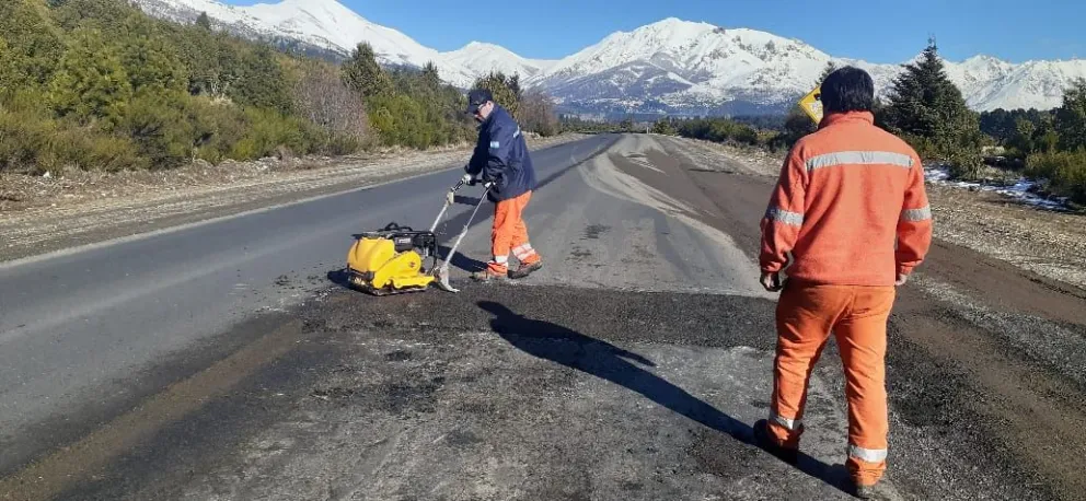 Desde Vialidad informaron que continúan con el mantenimiento de ruta 40 en las ventanas climáticas 