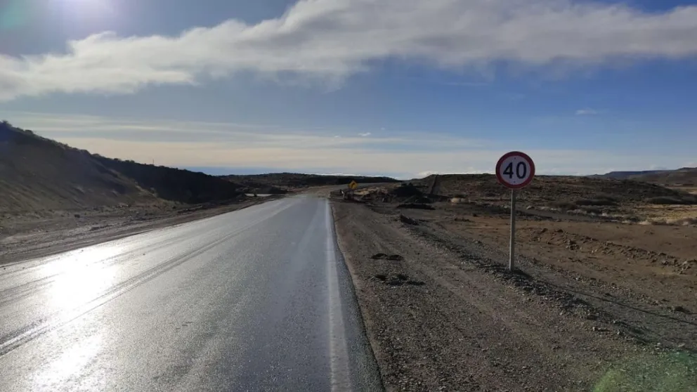 Se permitirá la circulación por un nuevo tramo de asfalto de la Ruta Nacional 23