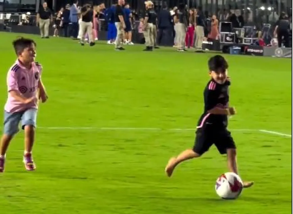 Mateo y Ciro también “tiraron” gambeteas en la victoria del Inter Miami
