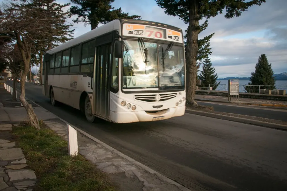 Así funcionan los colectivos hoy en Bariloche
