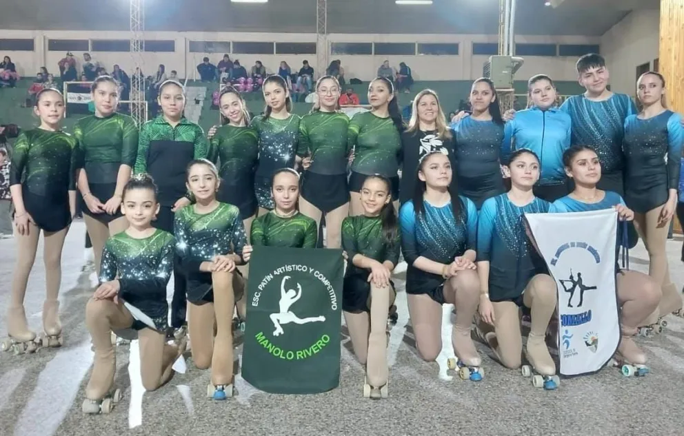 Podios y medallas barilochenses en el provincial de patín