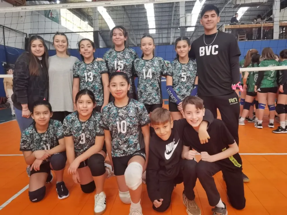 Volvió la competencia de menores en la Liga de Vóley de Bariloche