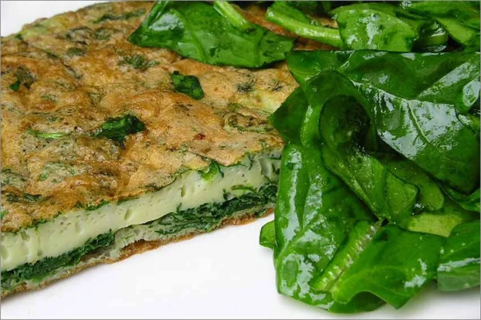 Deliciosas y nutritivas tortillas de espinaca en 4 simples pasos