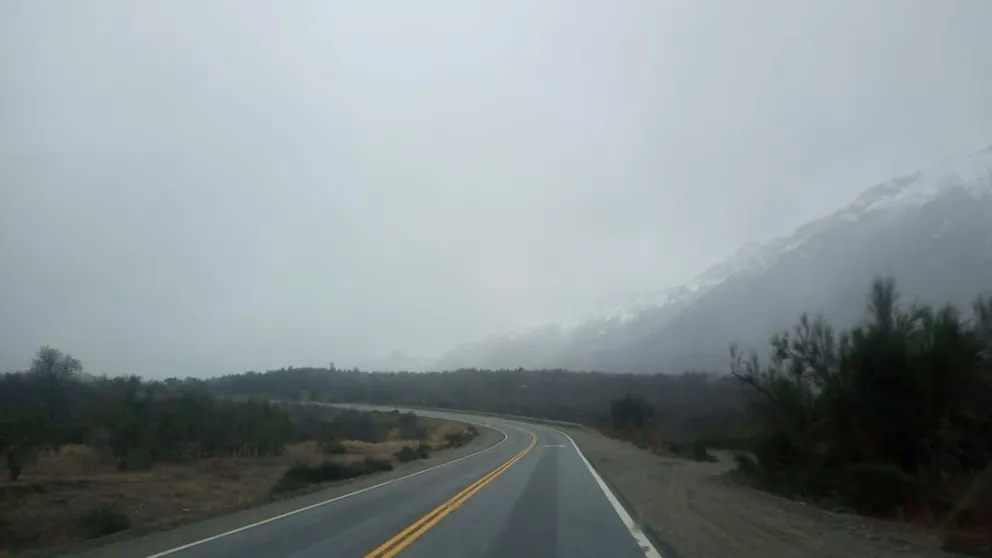 Anuncian nevadas y neblina para el fin de semana en Ruta 40