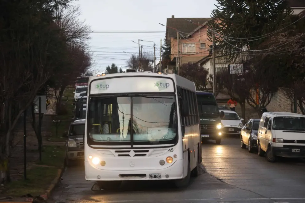 Micro de Mi Bus tuvo un desperfecto mecánico y se complicó el tránsito en Beschtedt