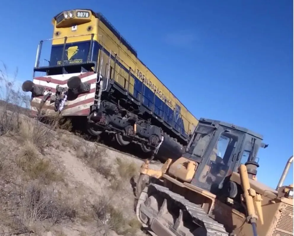 Recuperan la locomotora y ya está todo listo como para cumplir el servicio Viedma-Bariloche