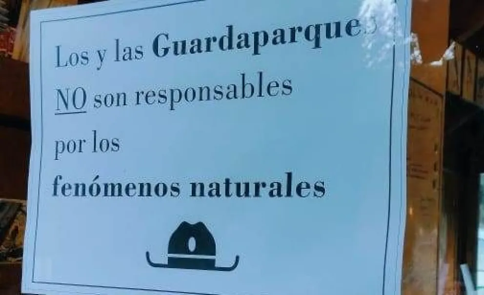 Guardaparques no descartan medidas de fuerza