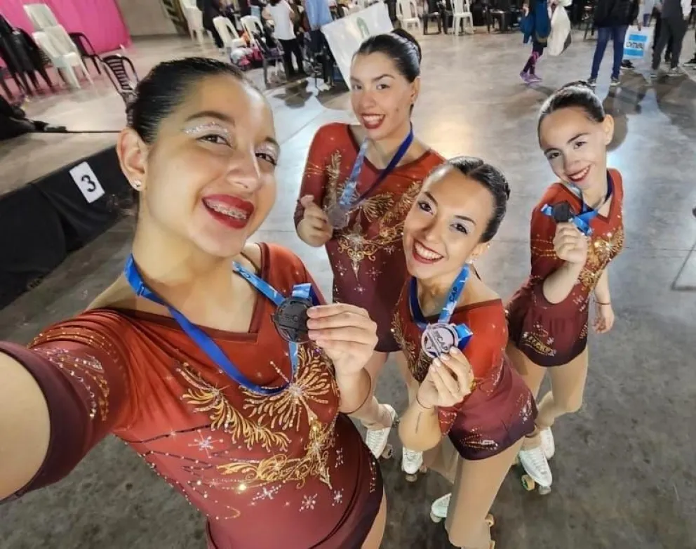 Plata para las barilochenses de Illusion Team en el Nacional de Grupos
