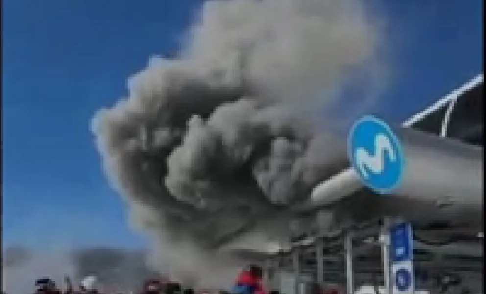 Susto por la emanación de humo en un motor auxiliar en el centro de esquí Chapelco