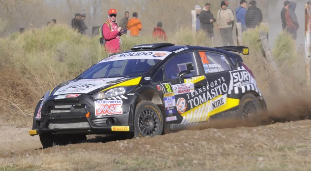 Nicolás Madero fue al podio en su regreso al rally nacional