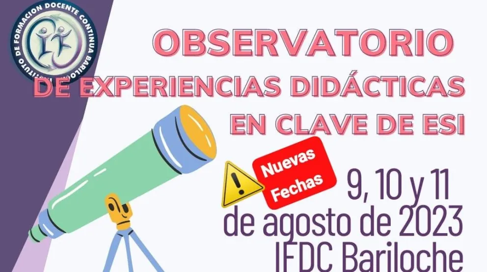 Se vienen tres días de actividades en el Primer Observatorio de Experiencias en ESI 