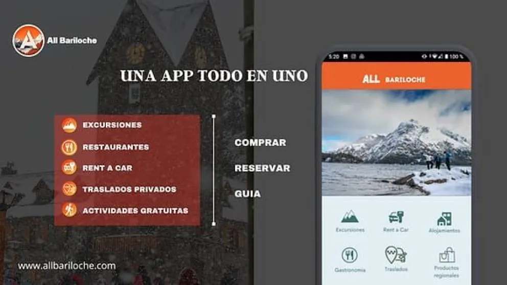 Proyecto All Bariloche, una app exclusiva para turistas 