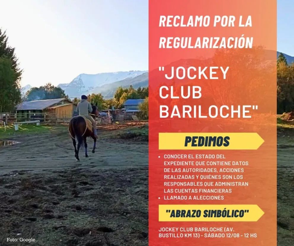 Socios del Jockey Club se manifestarán exigiendo la regularización de la institución 