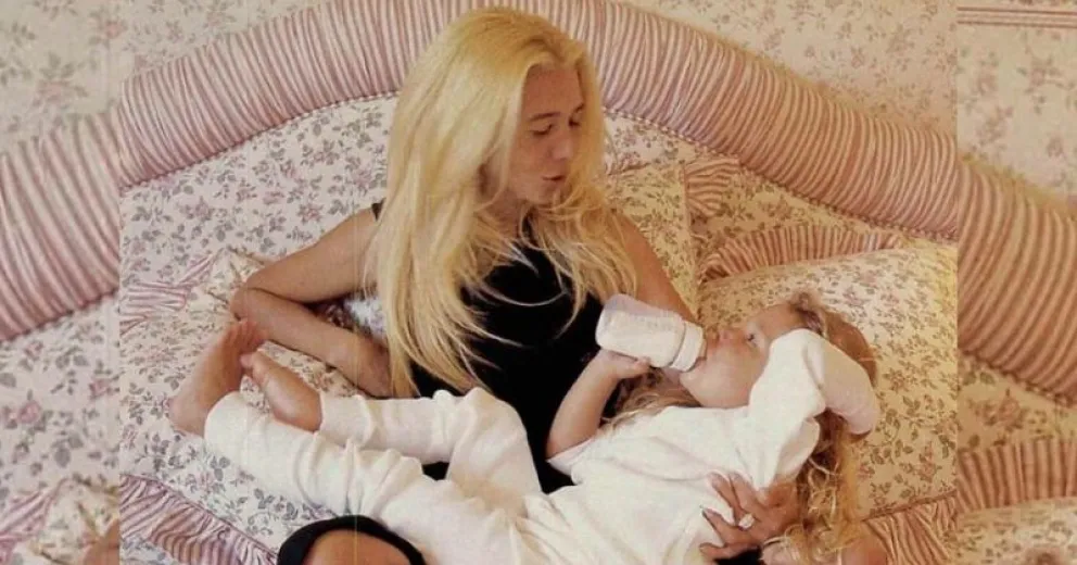 Las fotos inéditas de Mariana Nannis junto a sus hijos desde la mansión en Italia