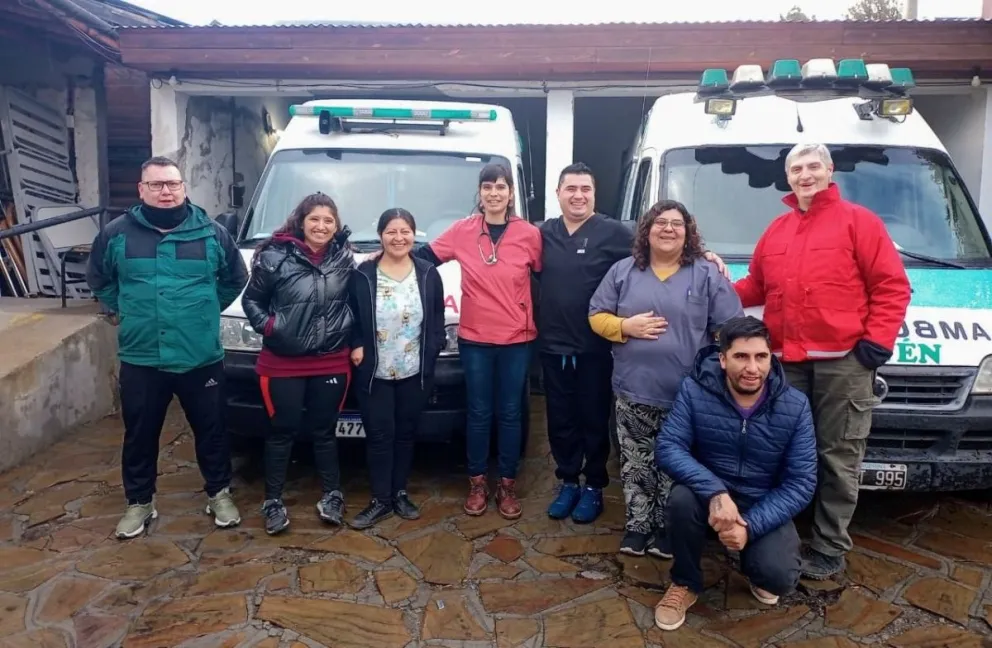 Por primera vez el hospital Rural de Epuyén tiene a una mujer como chofer de ambulancia