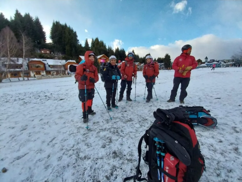 Se dictó un curso de rescate en avalanchas y atención de víctimas