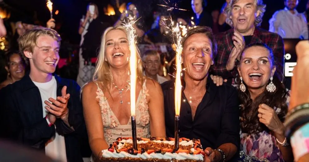 Las fotos de la mega fiesta de cumpleaños de Alejandro Gravier, el esposo de Valeria Mazza, en Marbella