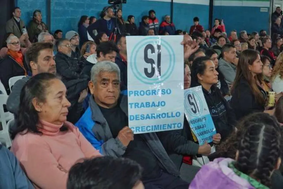 Fuerte respaldo de los gremios y la CGT al Oleoducto Vaca Muerta Sur en Sierra Grande