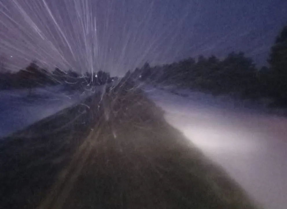 Piden extremar precaución por nevadas y neviscas en las rutas de la región 