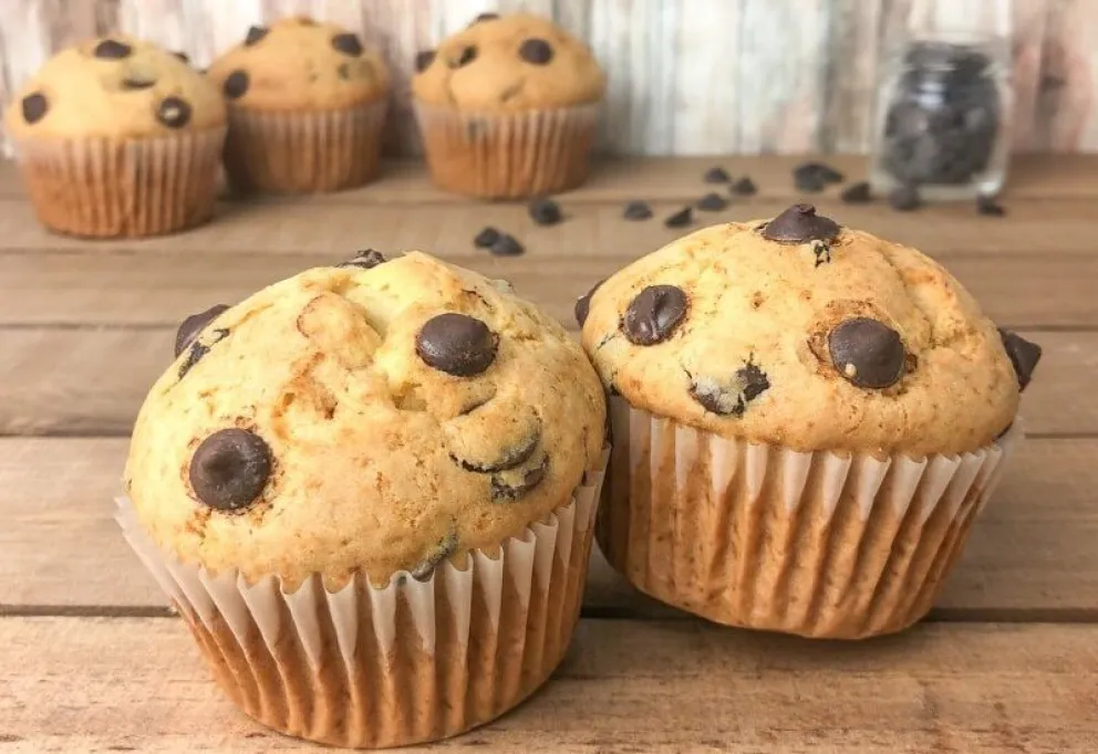 Súper fácil: cómo hacer muffins con chips de chocolate en 5 pasos