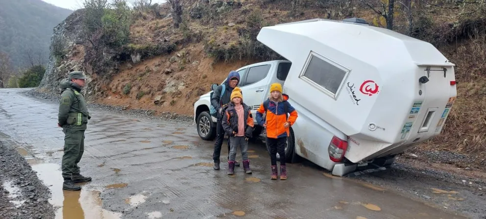 Una familia francesa fue asistida en el Parque Nacional Nahuel Huapi