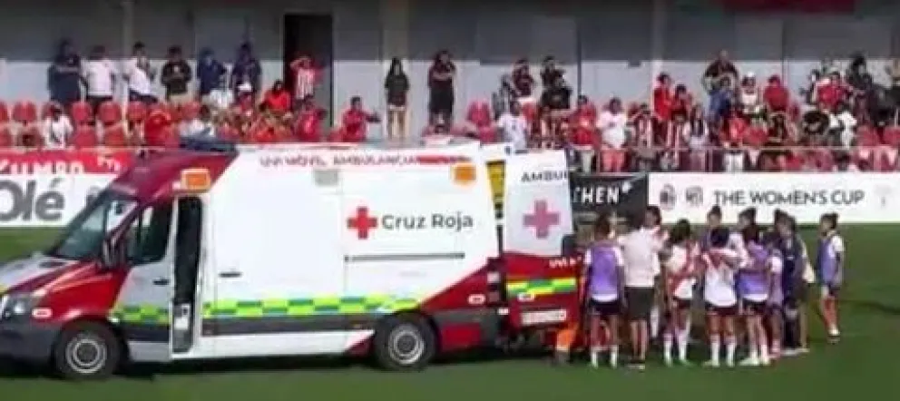Una jugadora de River convulsionó en pleno partido ante América de Cali