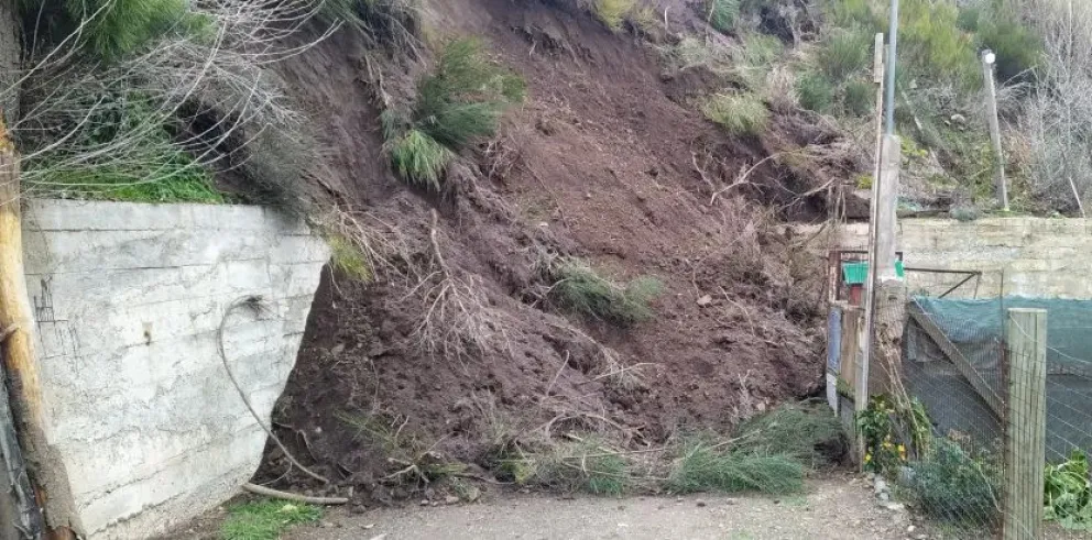 Otro alud sorprendió a los vecinos de San Martín de los Andes