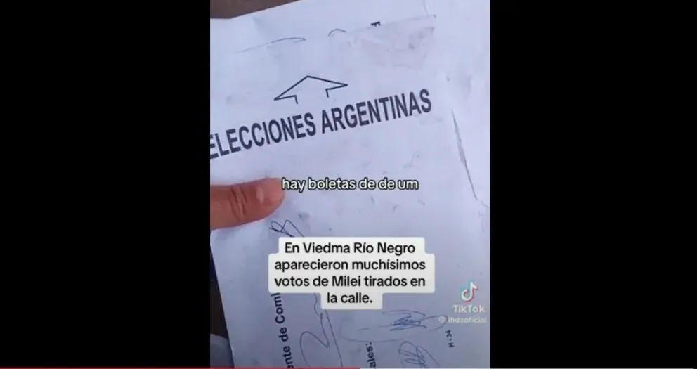 Una vecina encontró votos tirados: ¿pruebas de fraude electoral en Viedma?