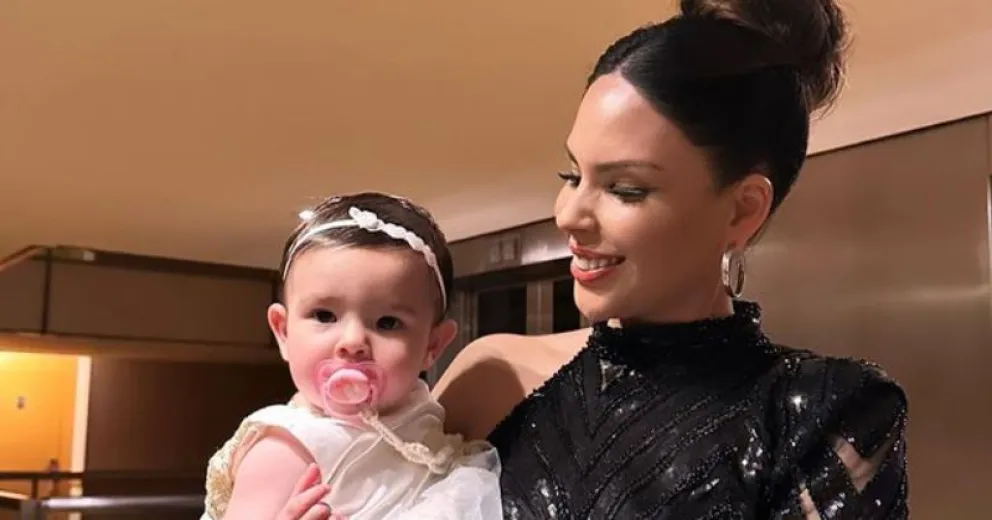 Barby Franco reveló su secreto para que su hija comience a gatear rápido