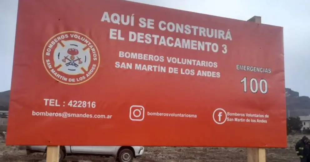 Avanza el proyecto de un destacamento de Bomberos Voluntarios en Chapelco