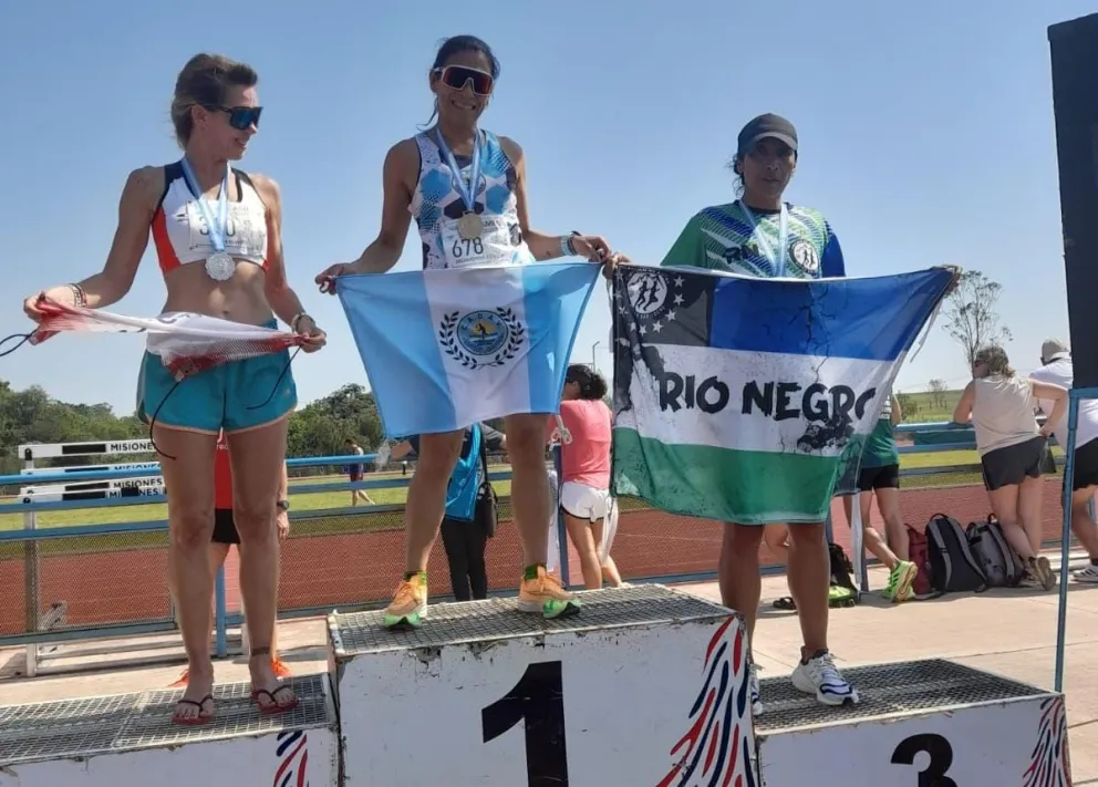 Bronce para Bariloche en la primera jornada del campeonato nacional de atletismo máster  