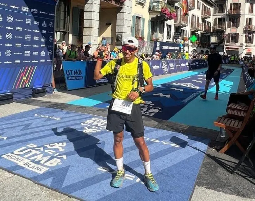 Top 15 en la Ultra Trail Mont Blanc para Santos Gabriel Rueda que sigue haciendo historia