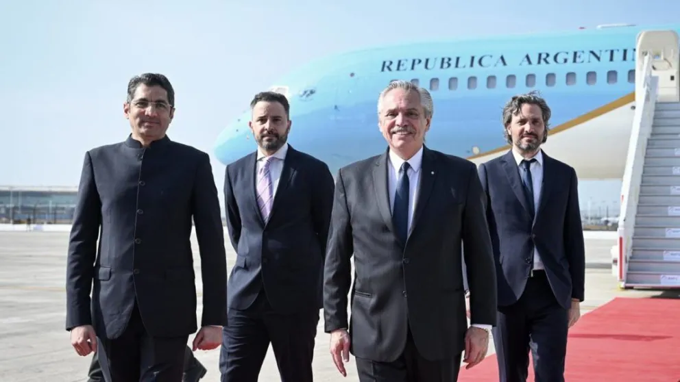 Alberto Fernández llegó a India para participar del G20