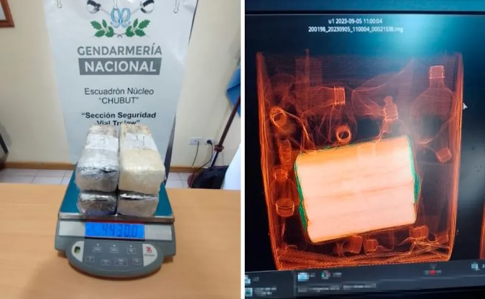 Fue a retirar una encomienda que contenía 4 kilos de cocaína y fue detenido 