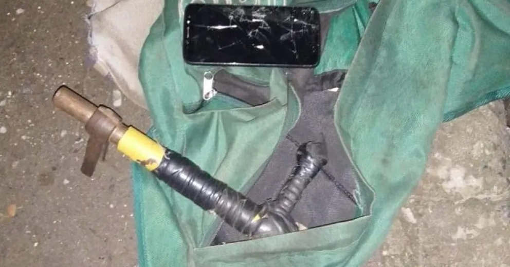 Amenazaba a la gente con una “tumbera” y fue detenido