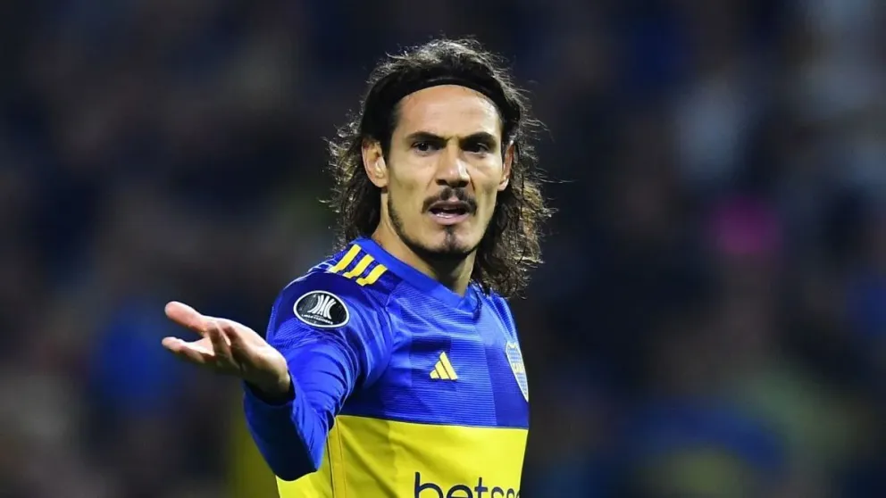 Alarma en Boca: Edinson Cavani estaría ausente en el partido clave contra Defensa y Justicia