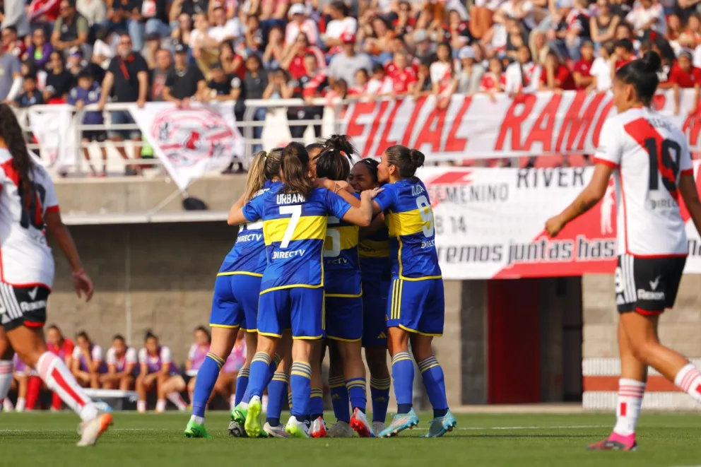 Copa de La Liga Femenina: Boca venció a River con un gol de la barilochense Mayorga