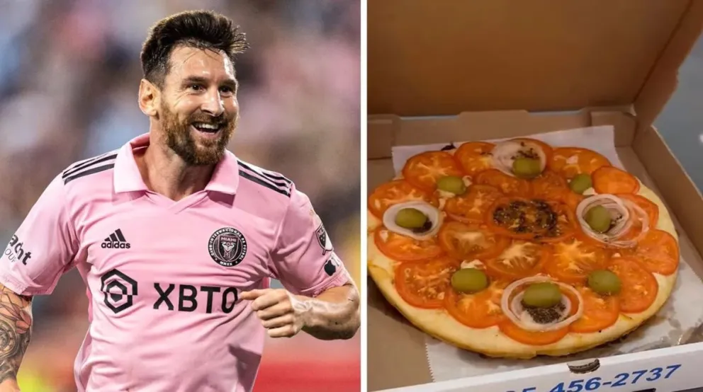 Viral: Lionel Messi disfrutó de una famosa pizza argentina en Miami