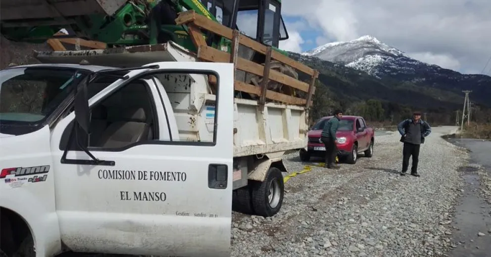 Lograron liberar el camino hacia paso El León